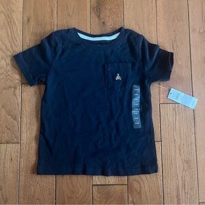 GAP Dark Blue Kids Tee with Embroidered Pocket